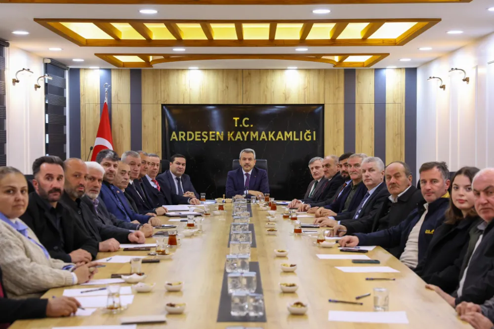 Rizede Kaçkar İtfaiye Mezbahane ve Katı Atık Birliği Meclis Toplantısı Düzenlendi
