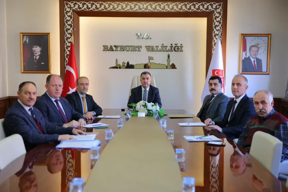 Bayburt Valiliğinden Acil Durum Öncesi Önemli Toplantı