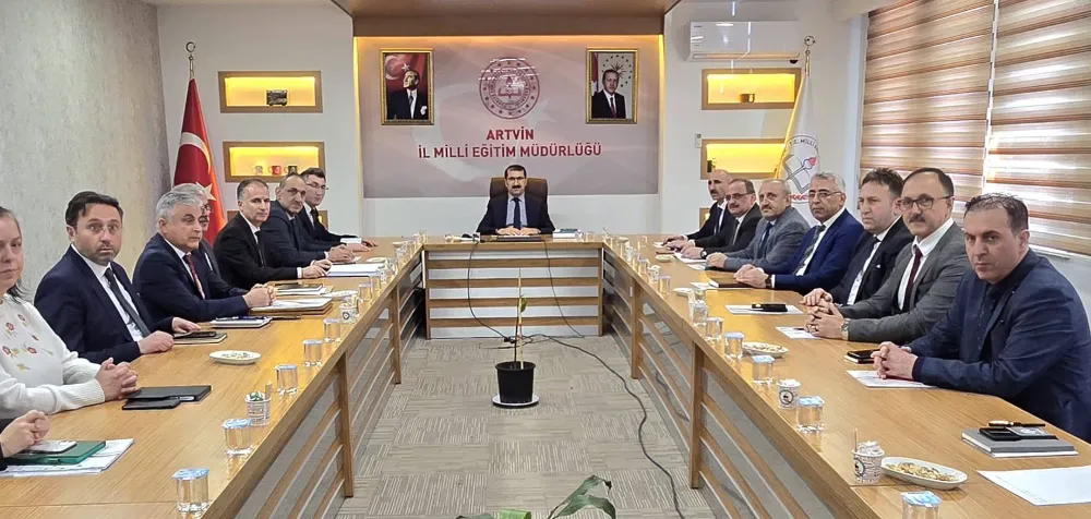 Artvin İlçe Milli Eğitim Müdürleri İkinci Dönem İçin Toplandı