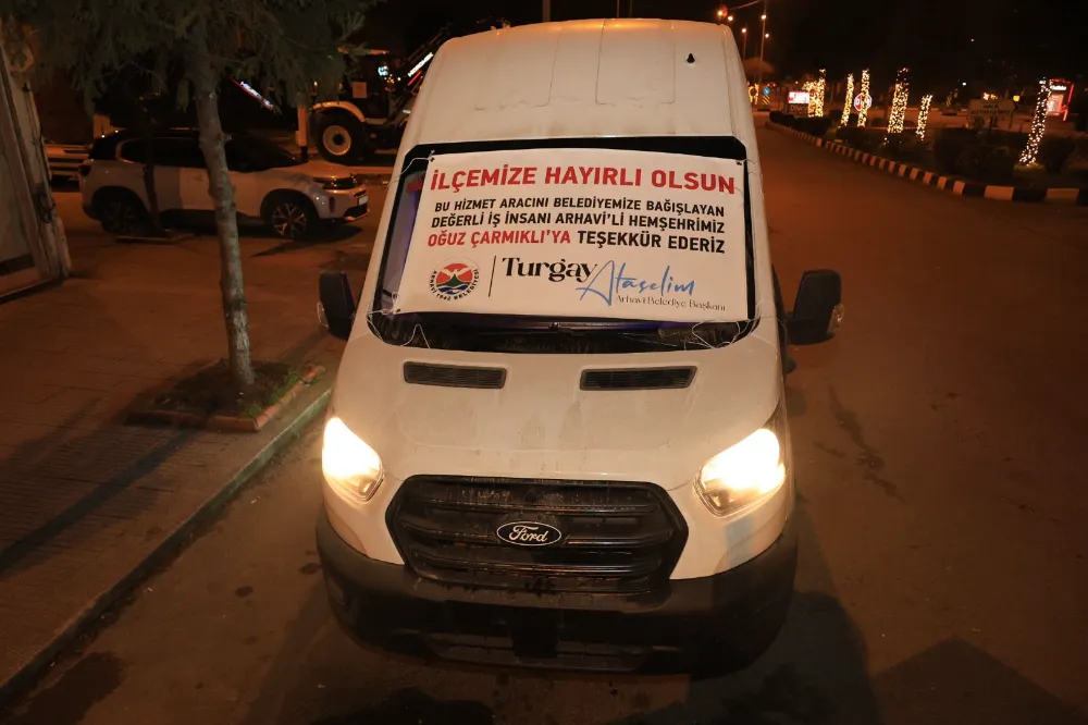 Arhavi Belediyesi, Hibe Yoluyla Yeni Hizmet Aracı Kazandırdı