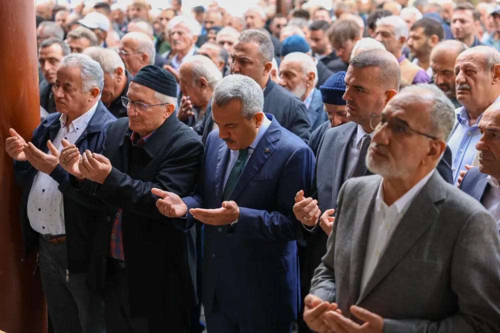 Rize Valisi Baydaş, Cenaze Törenine Katıldı