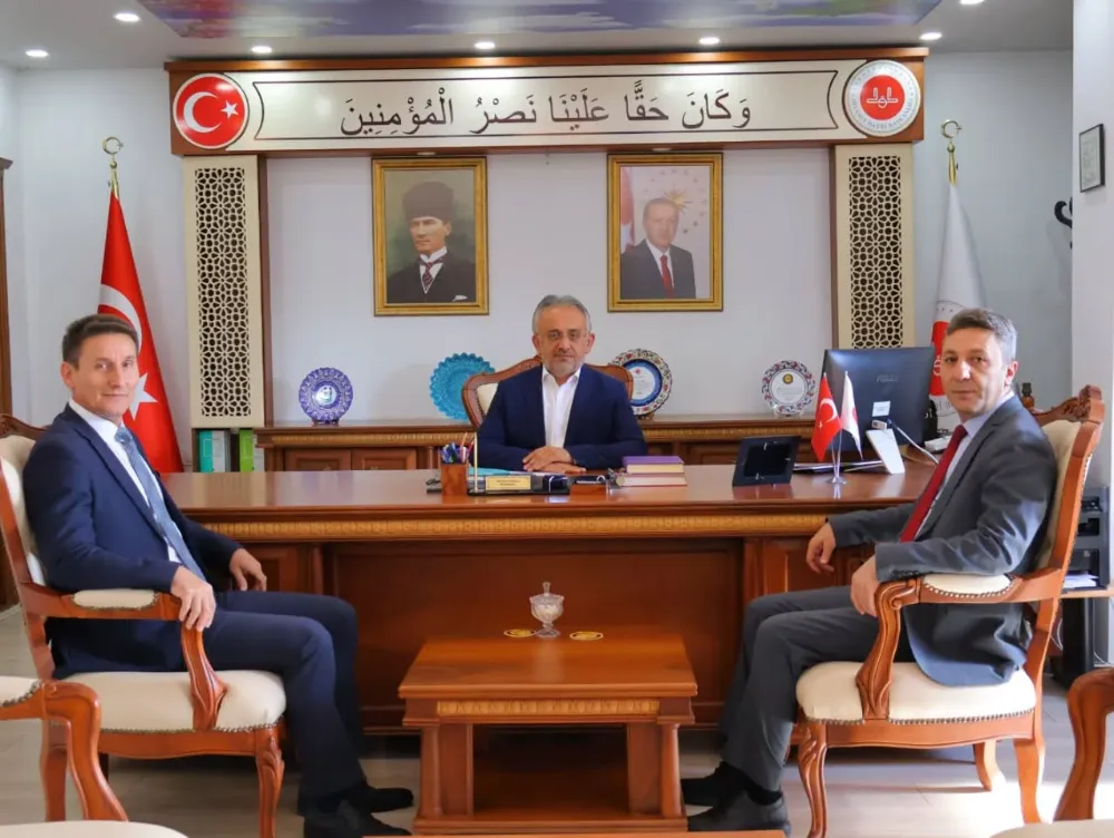 Bayburt’ta Denetimli Serbestlik Müdürü ve Kurum Şefinden İl Müftüsü’ne Ziyaret