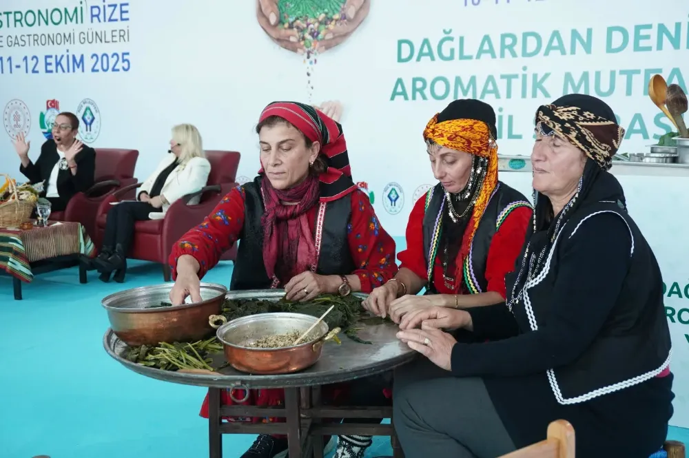 Rize Gastronomi Günleri 2. Gününde Devam Ediyor: Aromatik Mutfak Kültürü’nün Yeşil Sofrası Ziyaretçileri Büyülüyor