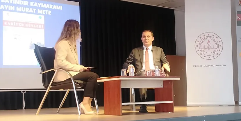 İyidere’de Kariyer Günleri Etkinliği: Kaymakam Murat Mete Öğrencilerle Buluştu