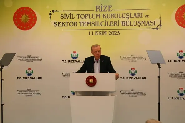 Cumhurbaşkanı Erdoğan, Rize’de Sivil Toplum Kuruluşları ve Sektör Temsilcileriyle Buluştu