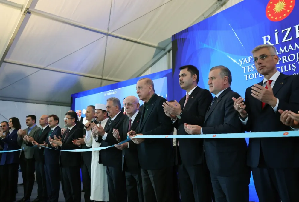 Cumhurbaşkanı Erdoğan, Rize’de 38 Projenin Açılışını Yaptı, 2 Projenin Temeli Atıldı