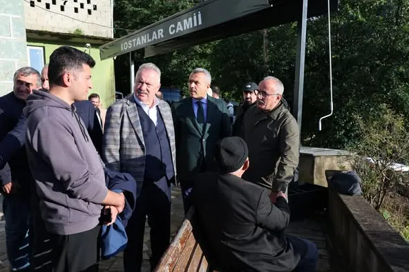 AK Parti Rize İl Başkanlığı’ndan Bostan Ailesine Taziye Ziyareti