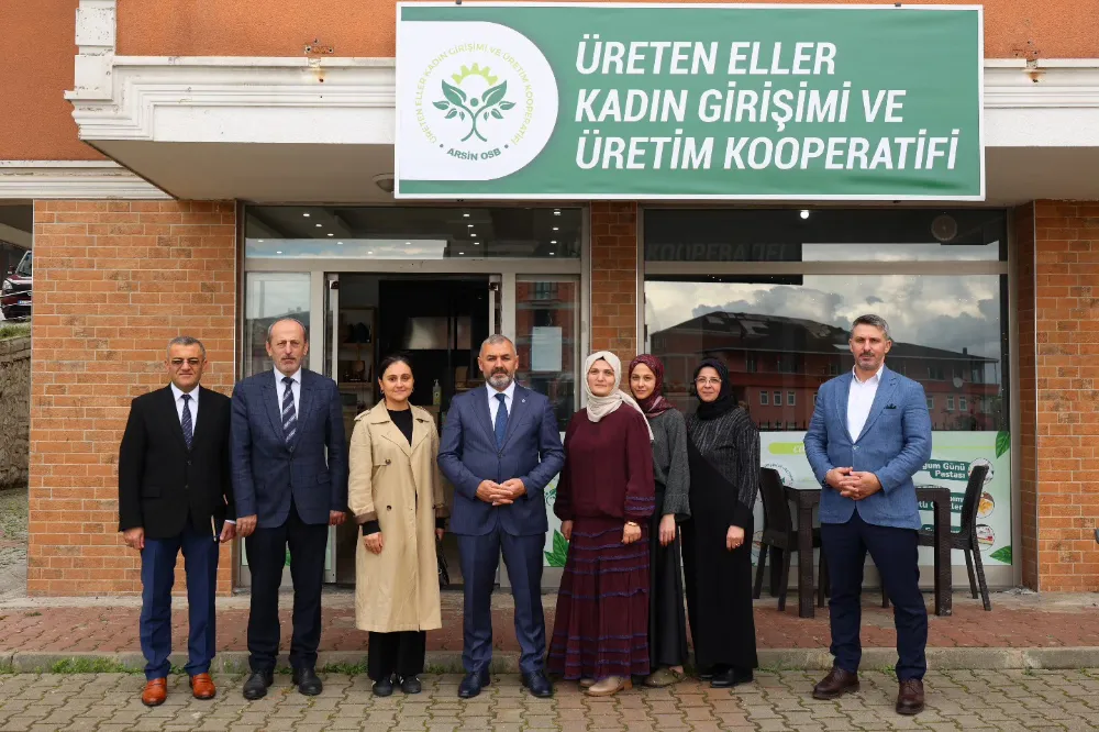 Arsin’de Kadınların Gücü: Üreten Eller Kooperatifi Ziyaret Edildi