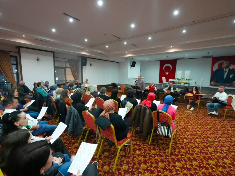 Akçaabat Belediyesi Türk Halk Müziği Korosu Yeni Sezona Hızlı Başladı