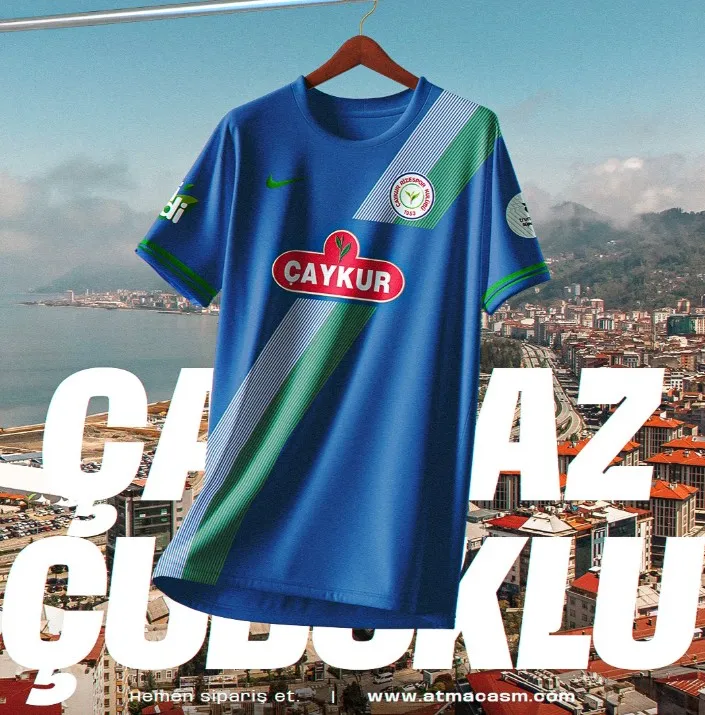 Çaykur Rizespor, RAMS Başakşehir Maçında Çapraz Çubuklu Formasıyla Sahada!