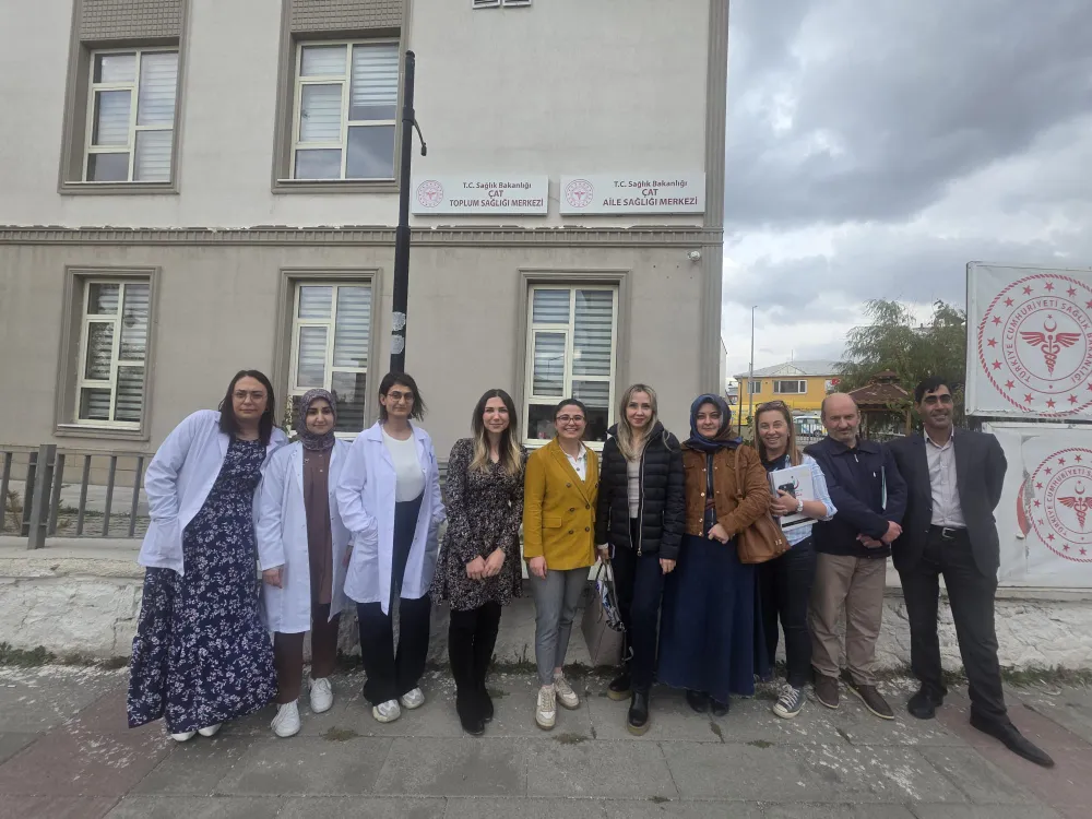Erzurum İl Sağlık Müdürlüğü’nden Çat İlçesine Sağlık Ziyareti