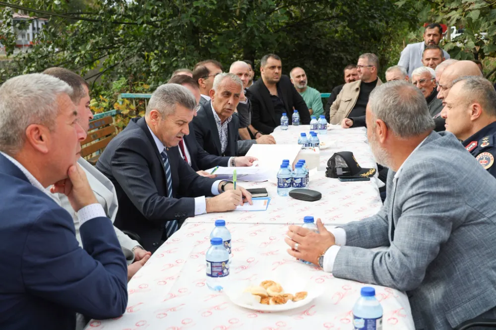 Vali Dr. Turan Ergün Yoldere Köyü’nü Ziyaret Etti