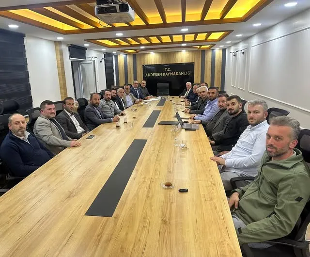 Ardeşen’de Karma Sanayi Sitesi Kooperatif Toplantısı Yapıldı