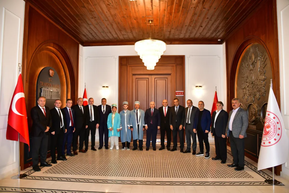 Vali Aziz Yıldırım, Yılın Ahilerini Makamında Kabul Etti