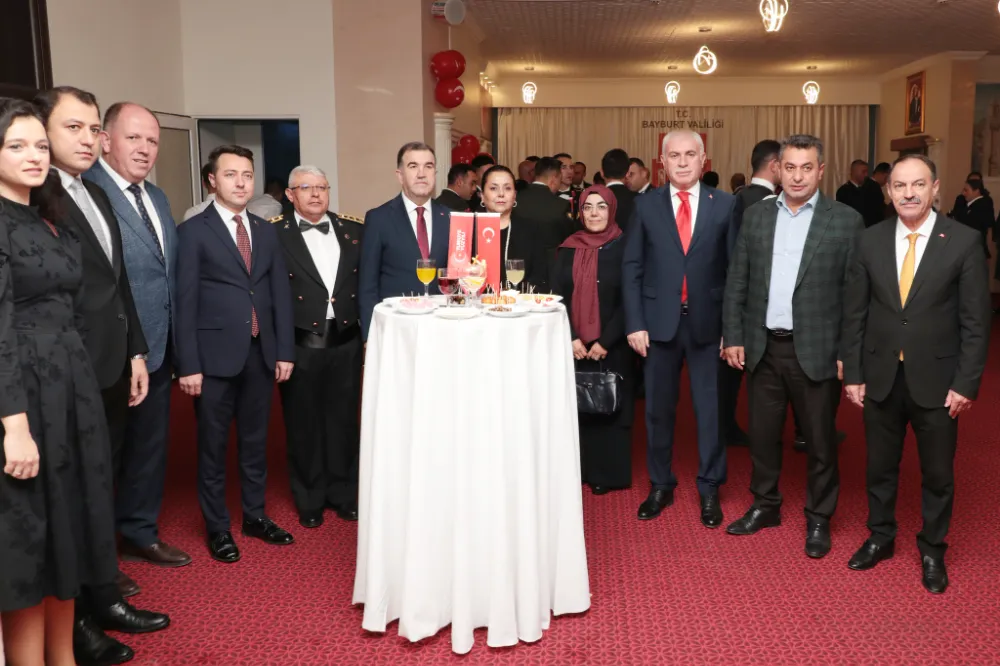 Bayburt’ta 29 Ekim Cumhuriyet Bayramı Resepsiyonu Düzenlendi
