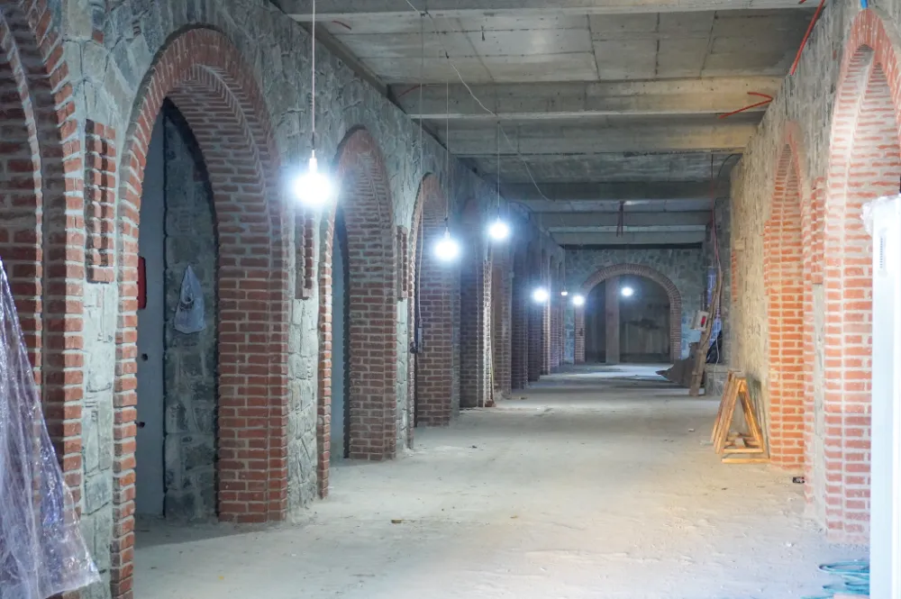 Rize Belediyesi Kültür Çarşısı Projesinde Çalışmalar Tüm Hızıyla Sürüyor