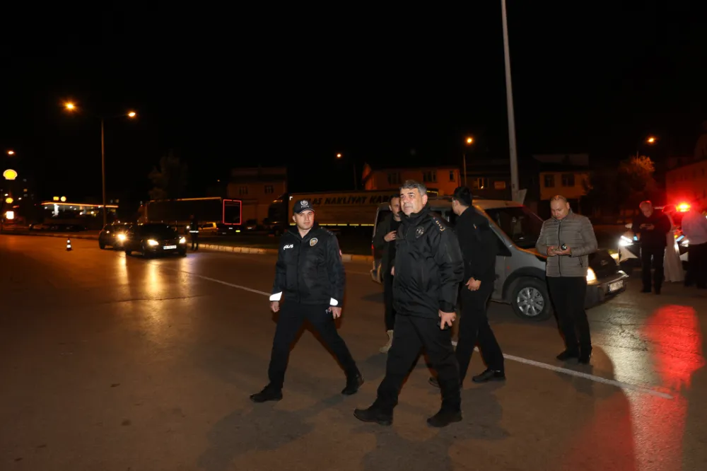 İl Emniyet Müdürü Onur Karaburun, Erzurum İçin Varız Denetimlerine Katıldı