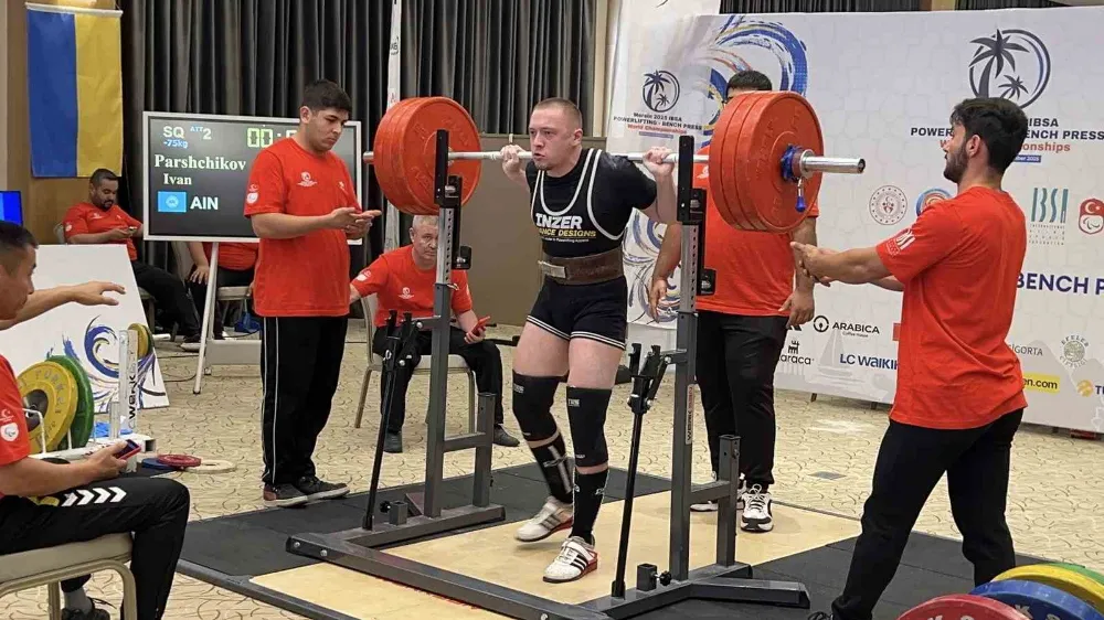 Görme Engelliler Dünya Halter Şampiyonası, Mersin’de sürüyor