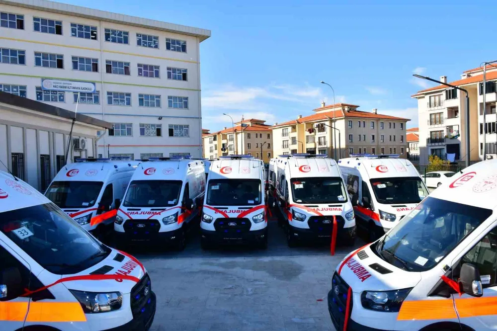 Sağlık Bakanlığı’ndan Gaziantep’e 16 yeni ambulans