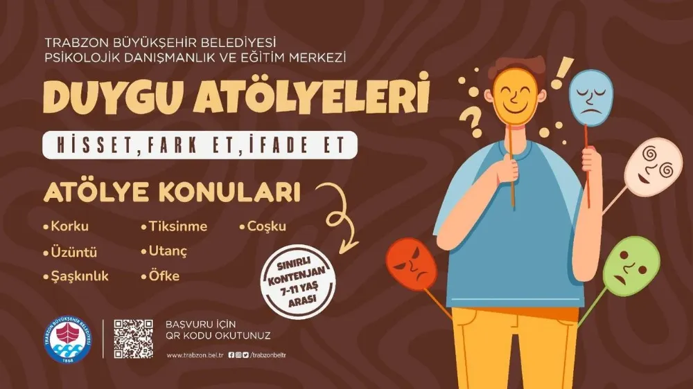 Trabzon’da Çocuklar İçin “Duygu Atölyeleri” Başladı