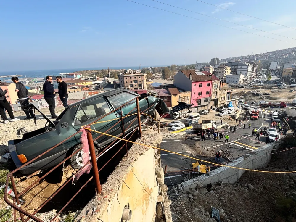 Belediyeye ait kamyonet az kalsın faciaya yol açıyordu