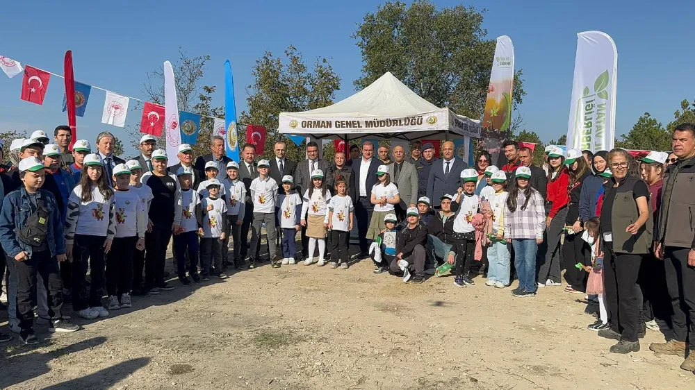 Zonguldak’ta fidan diktiler
