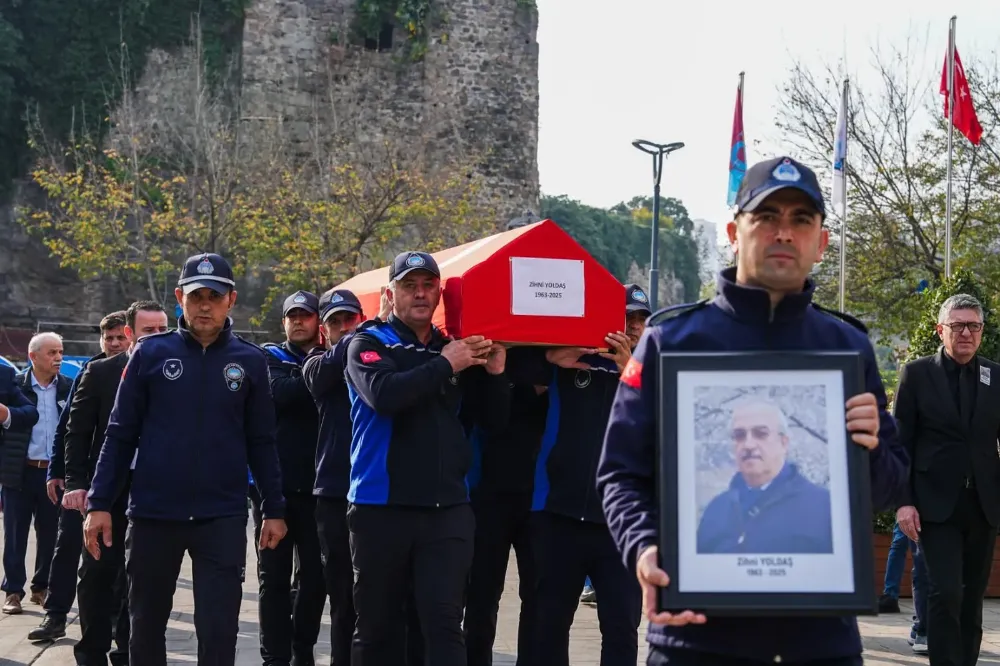 Ortahisar Belediyesi Zabıta Memuru Zihni Yoldaş Son Yolculuğuna Uğurlandı