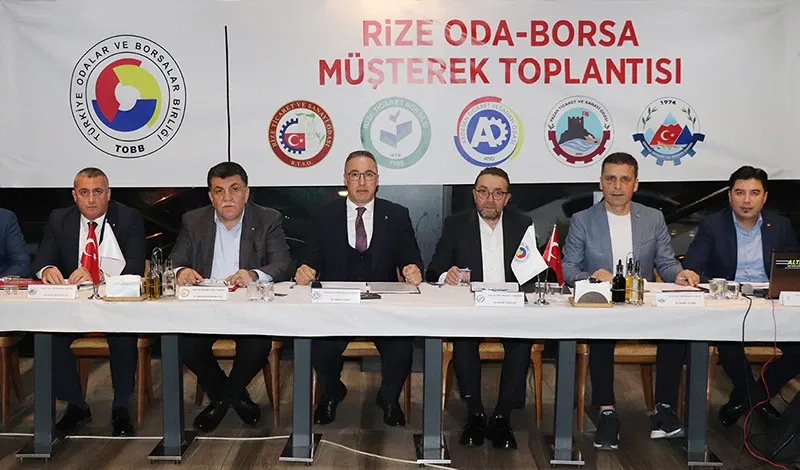 Rize İli Oda-Borsa Müşterek Toplantısı Ardeşen TSO Ev Sahipliğinde Gerçekleşti