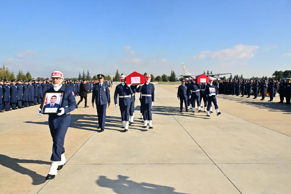 İki hava şehidi uçakla Eskişehir