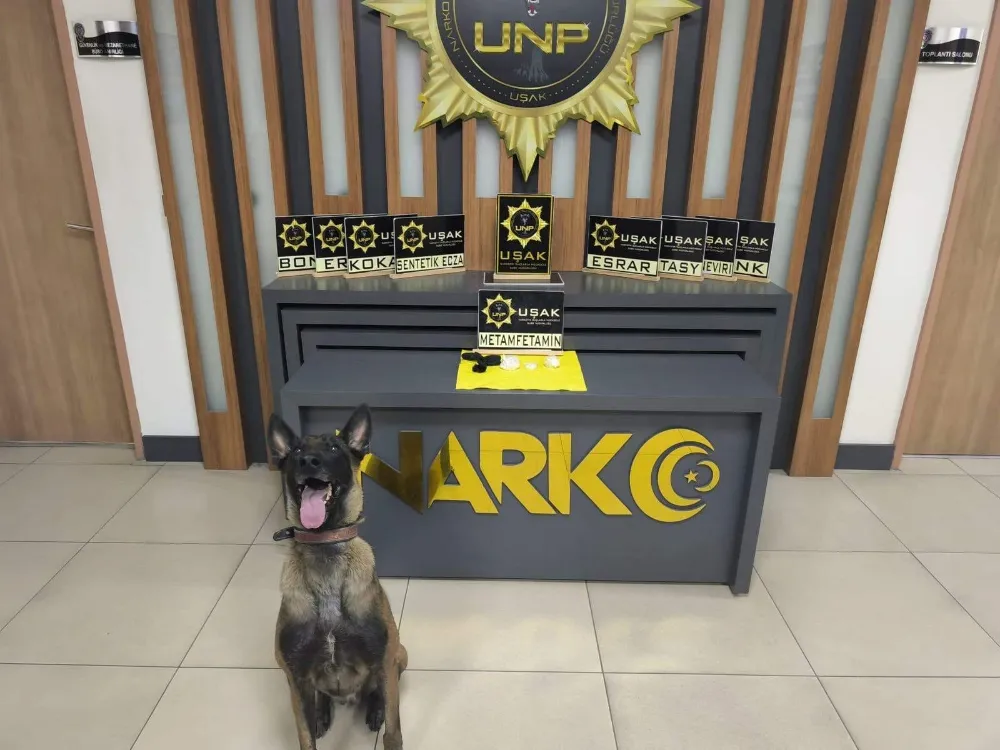 Uşak’ta otomobillerde uyuşturucu ele geçirildi