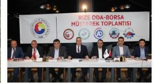 Rize Oda ve Borsaları Ardeşen’de Bir Araya Geldi