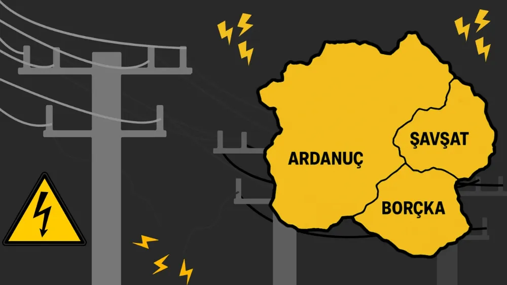 Artvin’in Üç İlçesinde Planlı Elektrik Kesintisi: Vatandaşlara Uyarı
