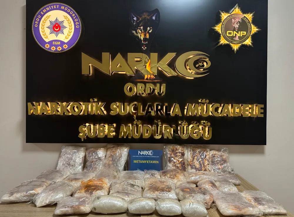Ordu’da uyuşturucu operasyonlarında 2 tutuklama