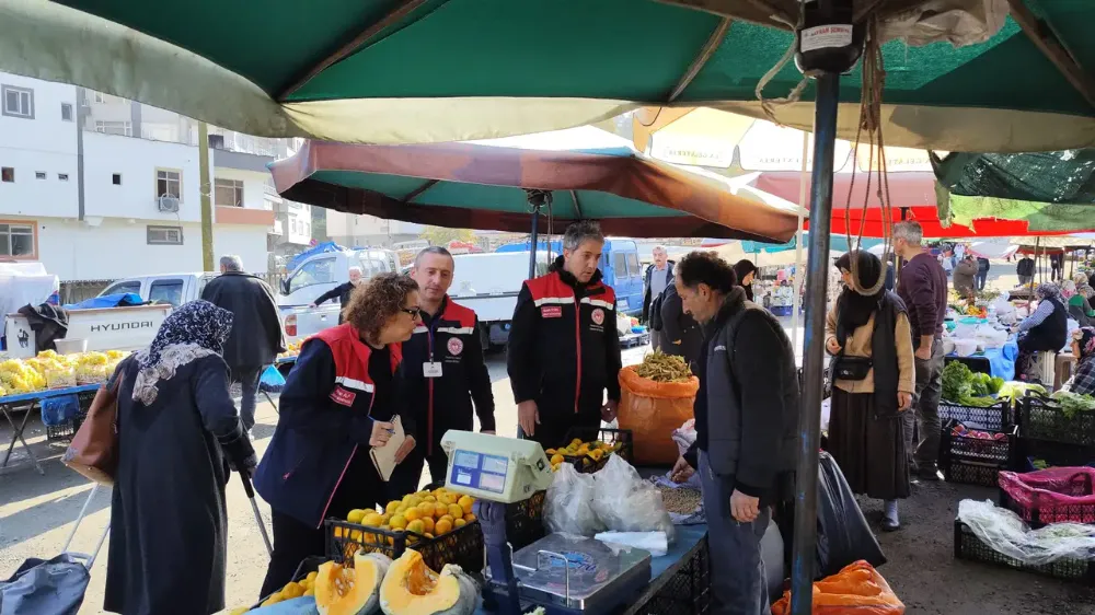 Vakfıkebir Pazarında Gıda Denetimleri Aralıksız Sürüyor