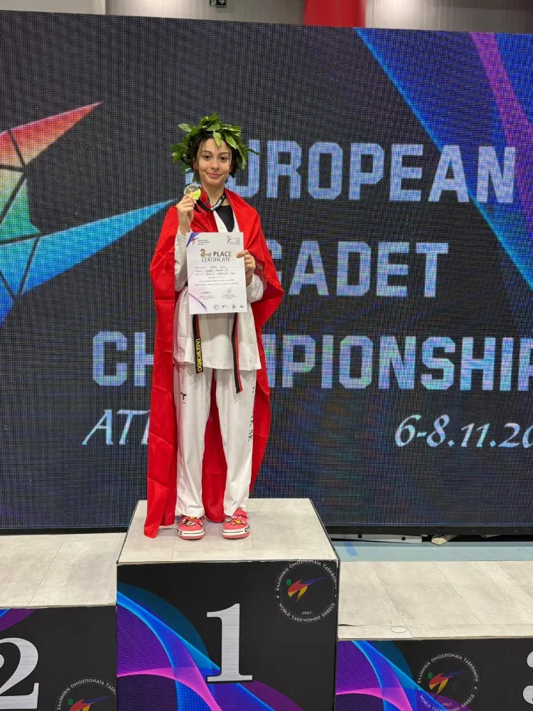 Bilecikli tekvandocudan Avrupa Şampiyonası