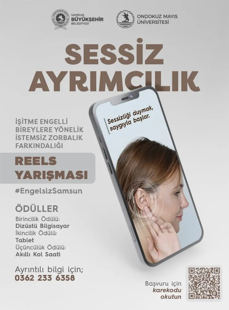 Samsun’da zorbalıklara karşı reels yarışması