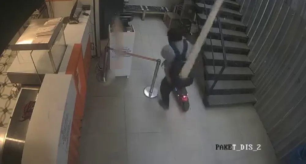 Ölümden kıl payı kurtuldu, o anlar kamerada