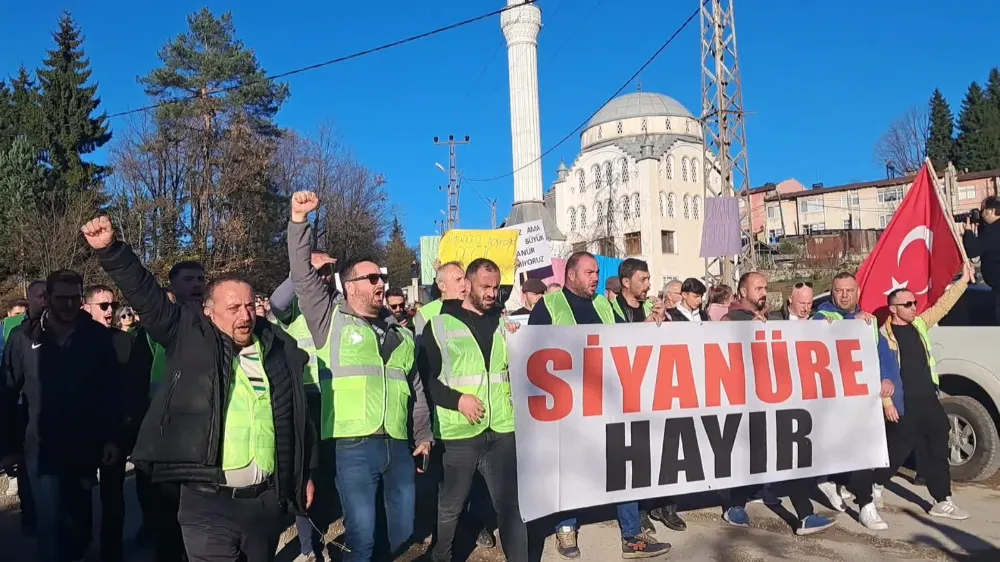 Murgul’da “Siyanüre Hayır” yürüyüşü
