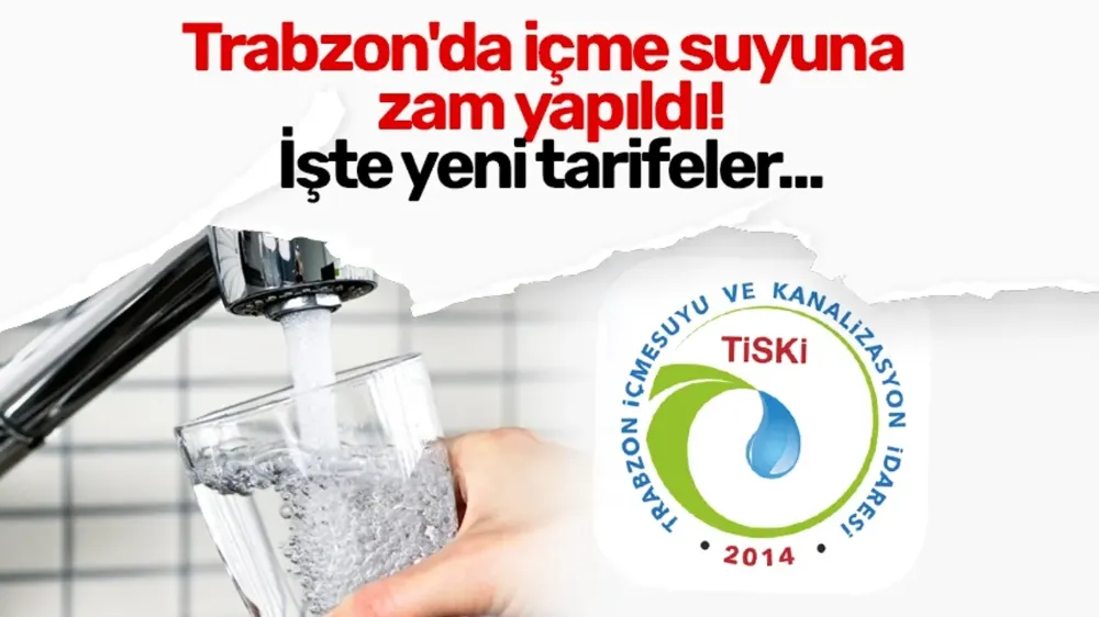 Trabzon’un Bazı Mahallelerinde Su İndirimi Kaldırıldı: Faturalar Artacak