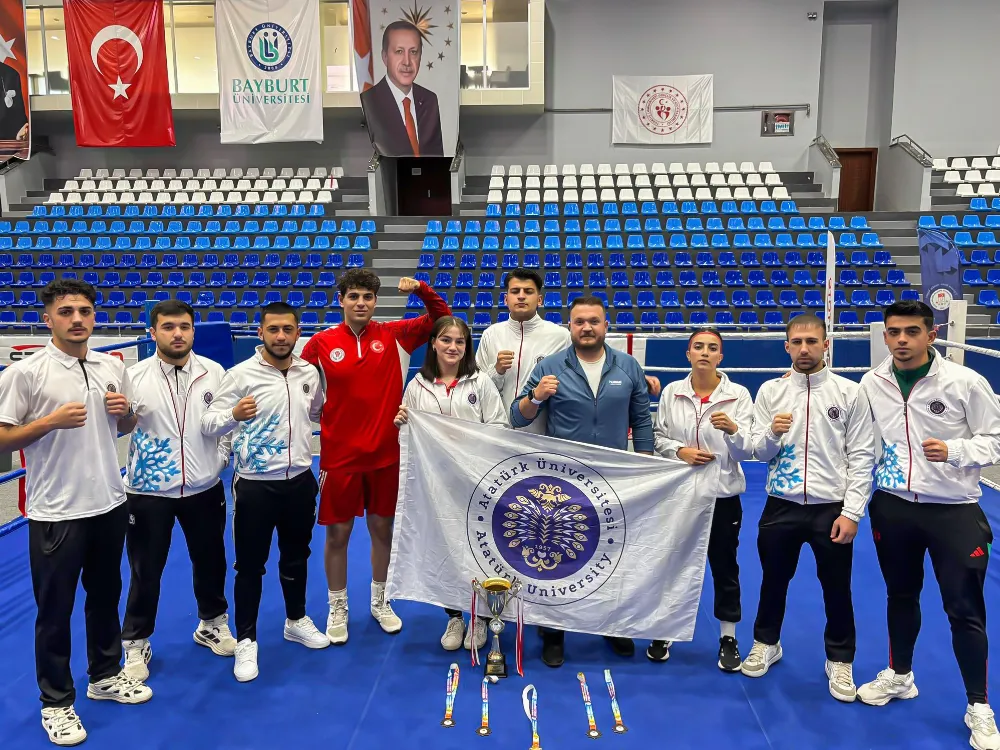 Atatürk Üniversitesi boks takımı, Türkiye şampiyonasından madalyalarla döndü