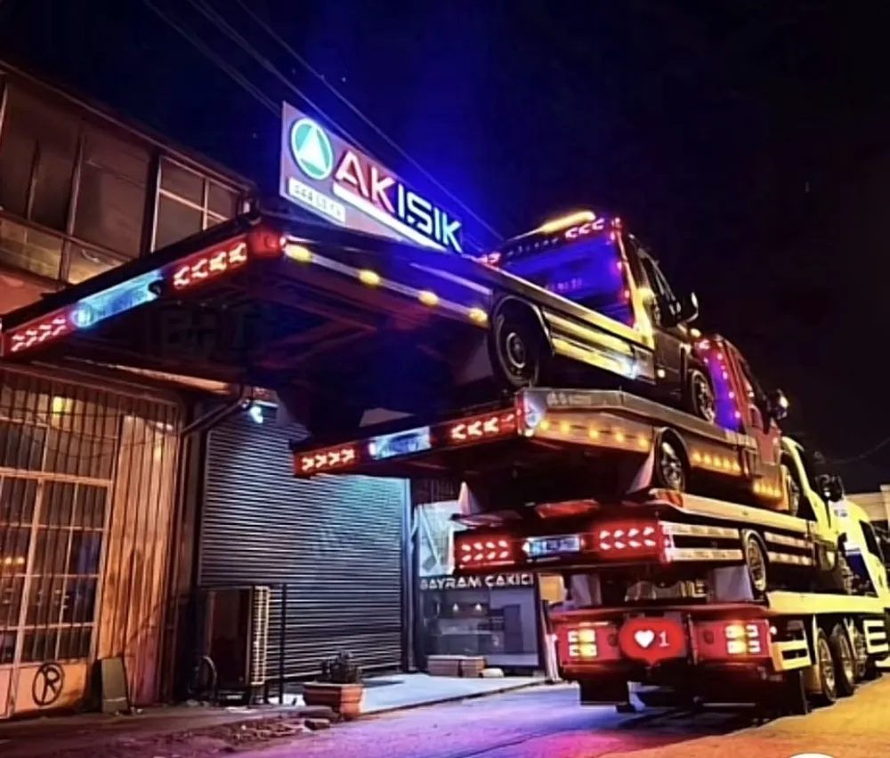 Çekici şovu ceza getirdi