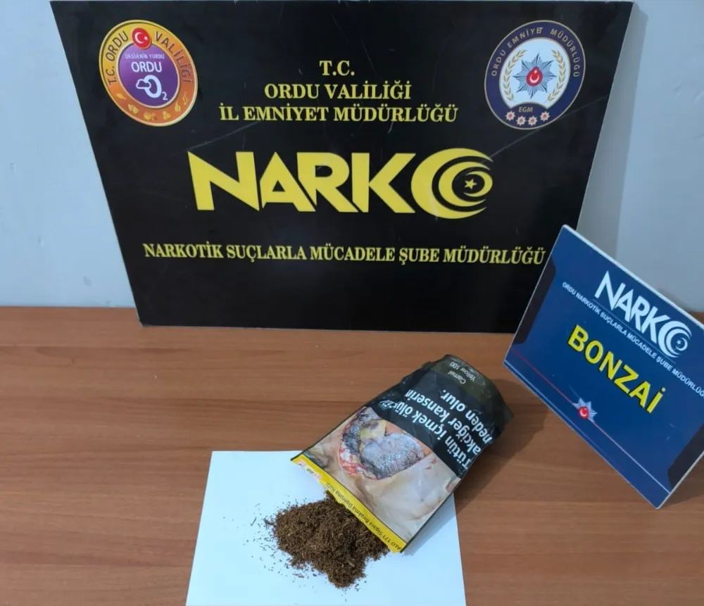 Ordu’da uyuşturucu operasyonlarında 5 tutuklama