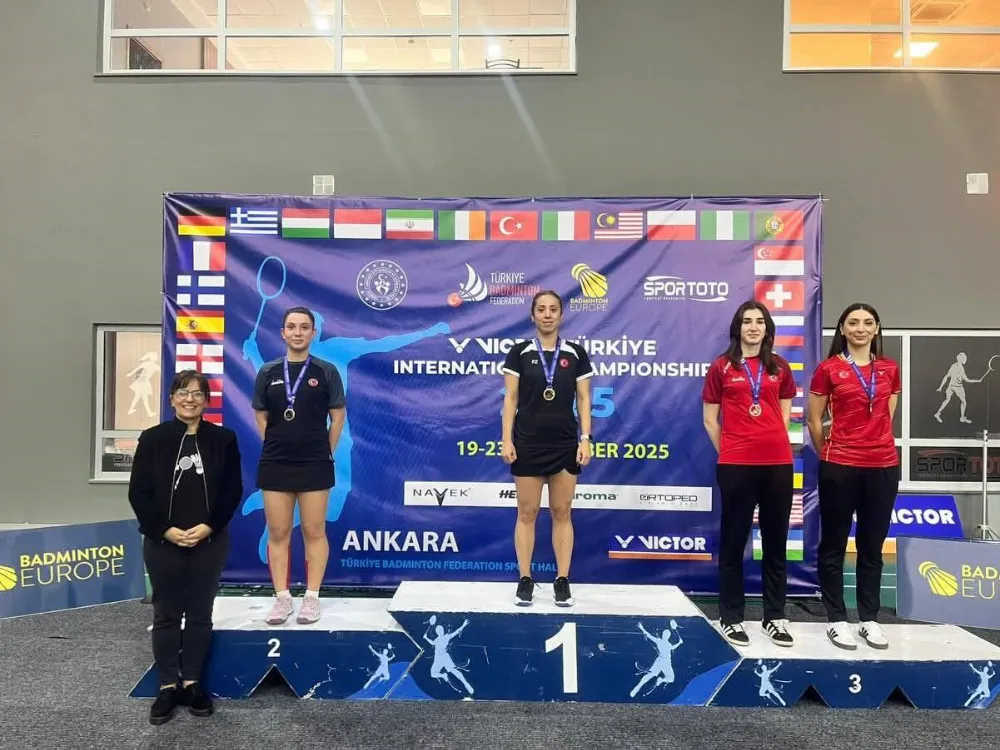 Erzincanlı badmintonculardan uluslararası şampiyonada 3 altın, 2 bronz madalya