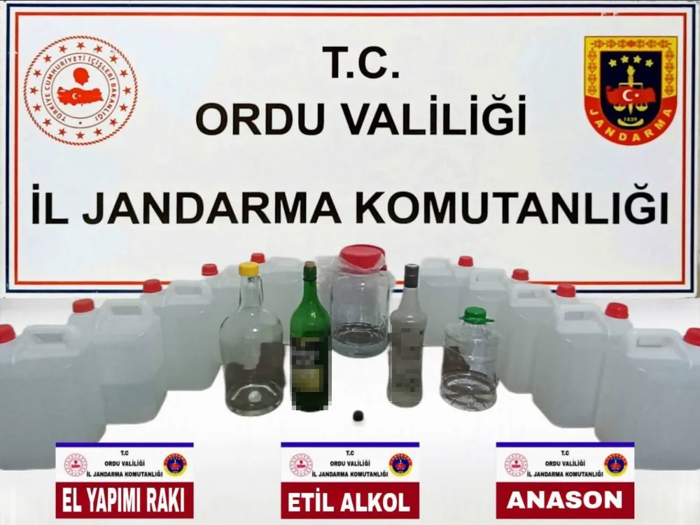 Jandarmadan yılbaşı öncesi sahte alkol denetimi