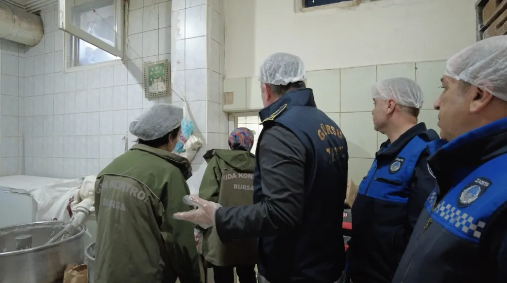 Gürsu zabıta ekipleri, gıda denetimleriyle göz açtırmıyor