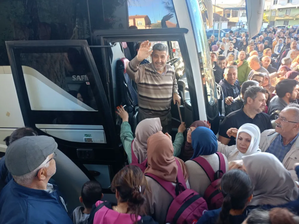 Çine’den 90 Umreci Kutsal Topraklara Uğurlandı