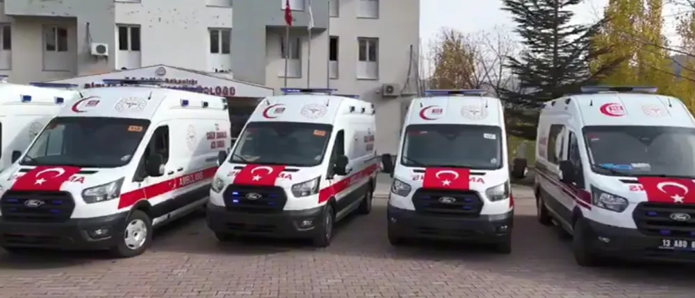 Bitlis’in Acil Sağlık Filosu 7 Yeni Ambulansla Güçlendi