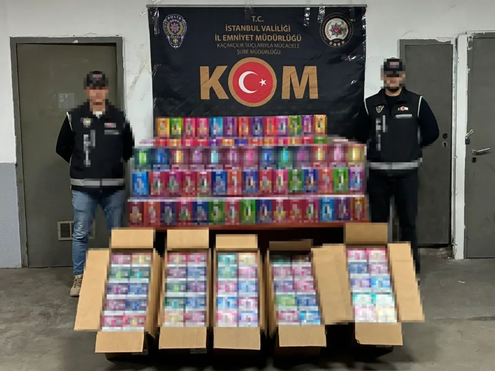 Beylikdüzü’nde Dron Destekli Denetimde 34 Bin Kaçak Elektronik Sigara Ele Geçirildi