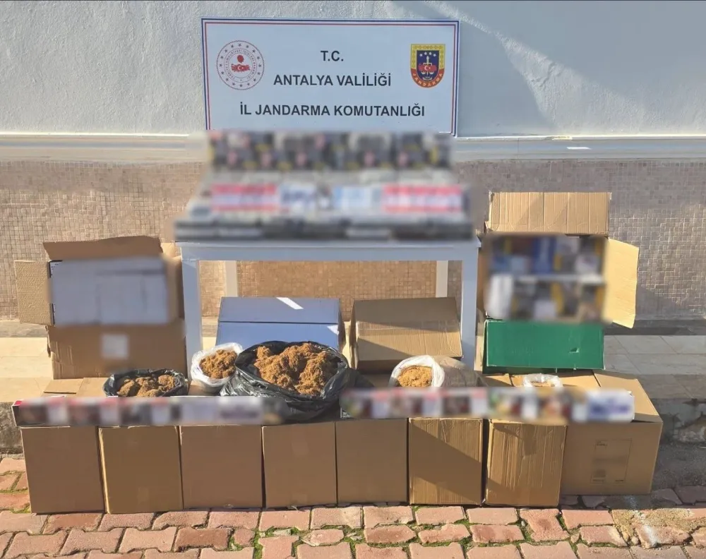 Antalya’da Kaçak Sigara Operasyonu: 480 Bin Doldurulmuş Makaron Ele Geçirildi