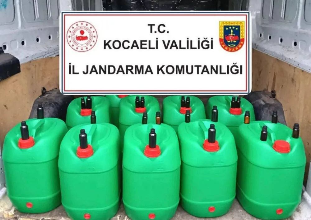 Kocaeli’de 400 Litre Sahte Alkol Ele Geçirildi